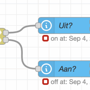 Node-RED – Lampen automatisch aan/uit op aanwezigheid