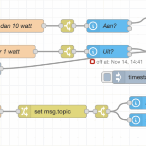 node red wasmachine flow