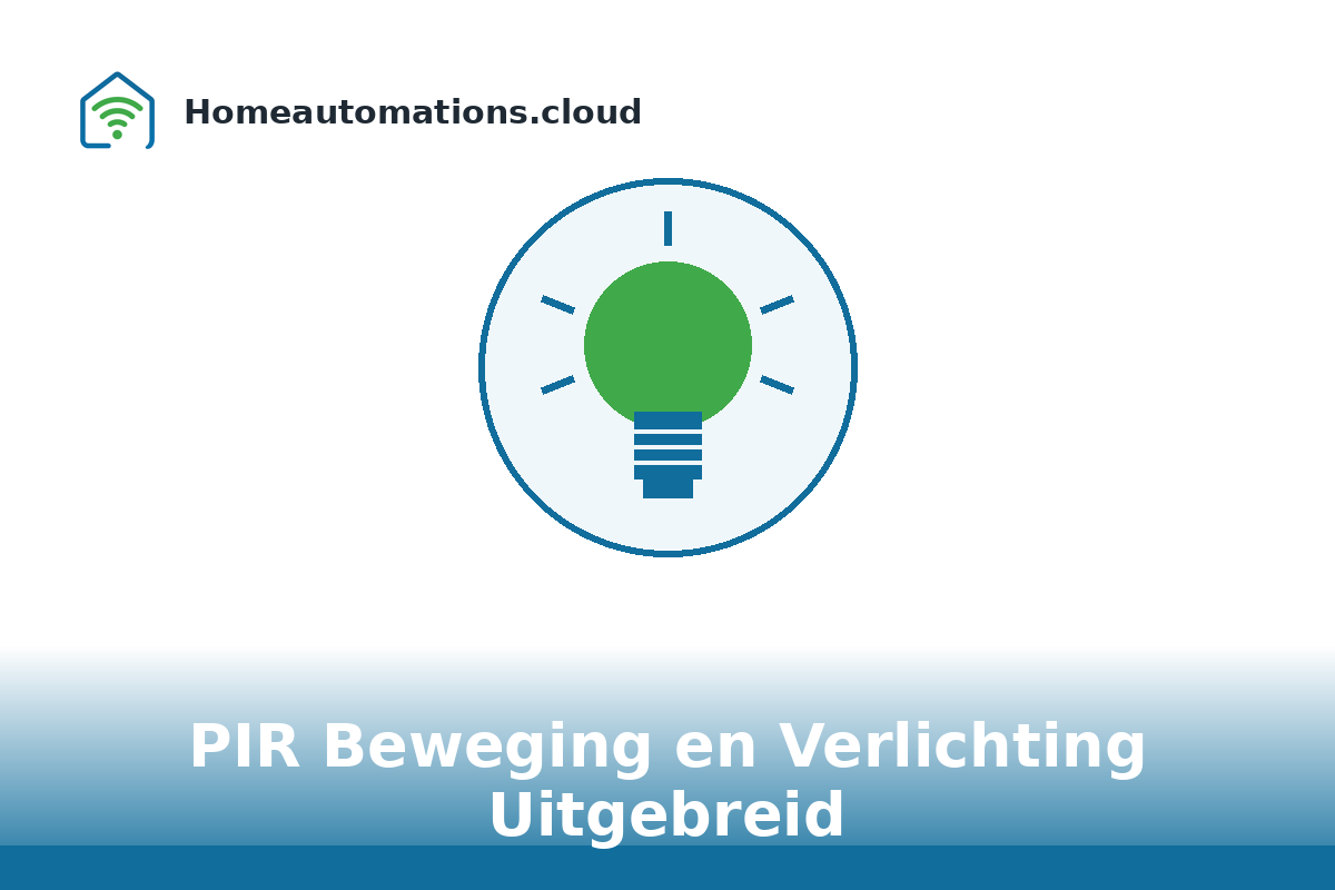 Home Assistant PIR Beweging en Verlichting - Uitgebreide Variant